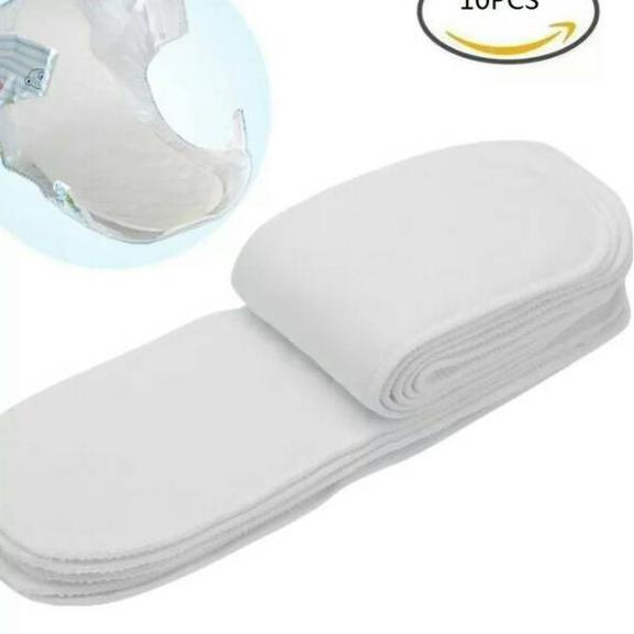 Import Terlaris TERMURAH 10pcs clodi insert 4 layer insert microfiber 4 layer insert popok kain insert clodi !!