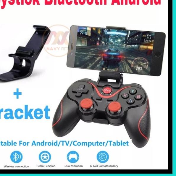 ✪ NS [COD] Stick Joystik Gaming Wireless Android - Joystick Mobile Bluetooth X3 ☝