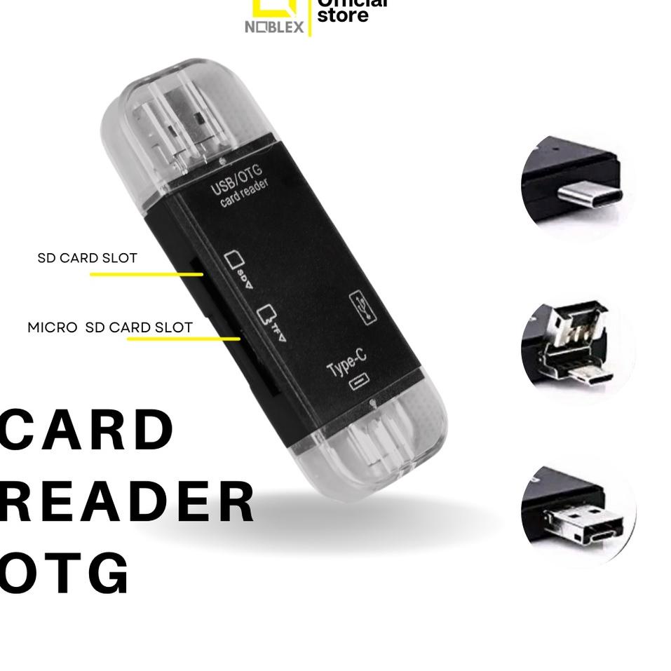 ☜ Noblex 6 in1 Card reader Type-C+Android+TF+SD+USB mobile computer OTG adapter ←