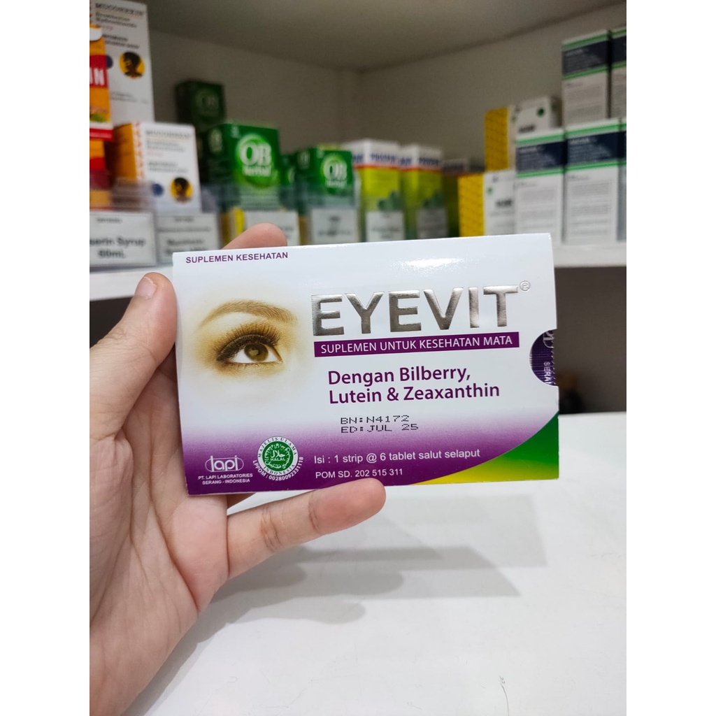 Eyevit Strip Isi 6 Tablet Obat Original Lapi