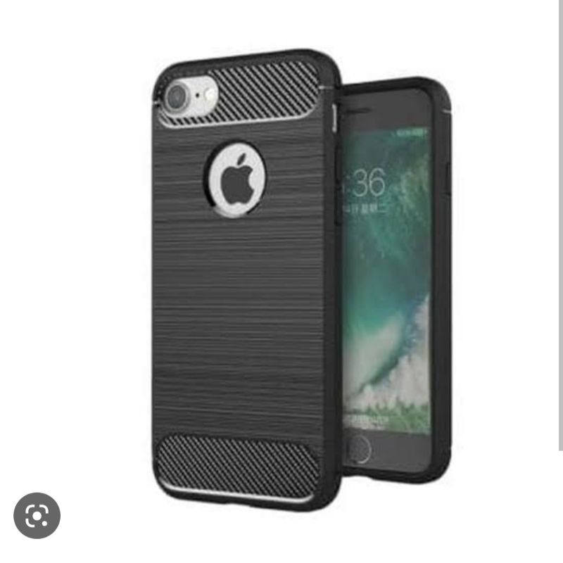 Softcase Silikon Case Ipaky Carbon Iphone 7 Iphone 7G
