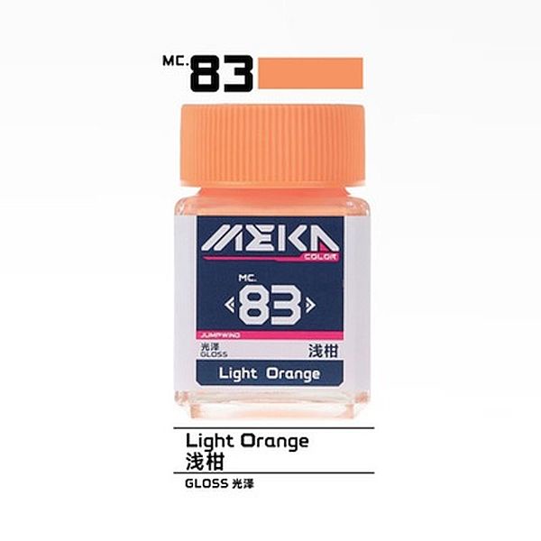 Jumpwind Meka Light Orange Color Model Kit Paint MC83