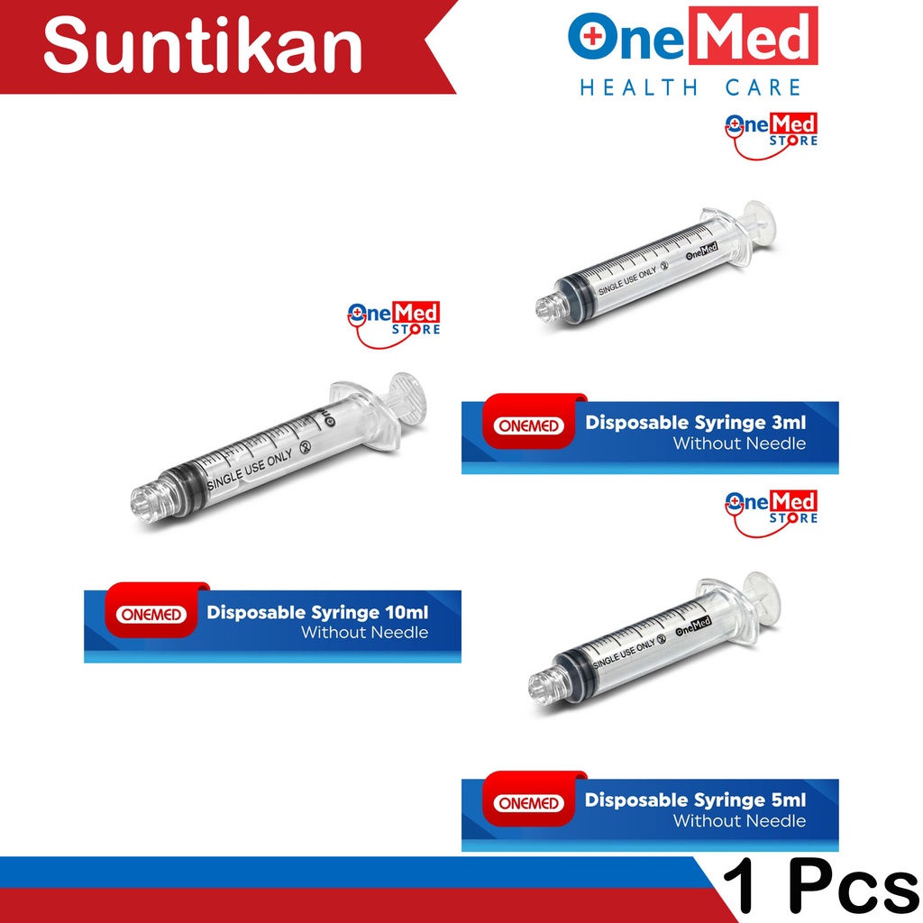 Syringe Without Needle Onemed Pcs