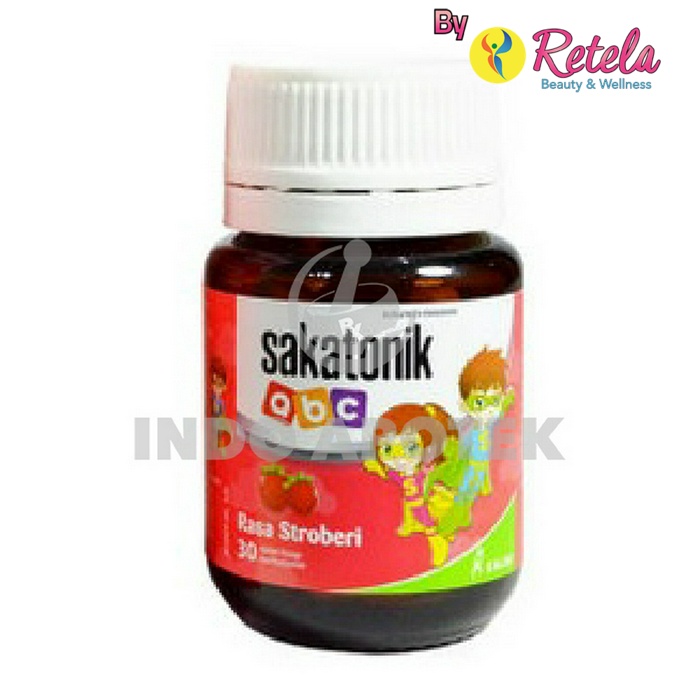 SAKATONIK ABC STRAWBERY 30 TABLET