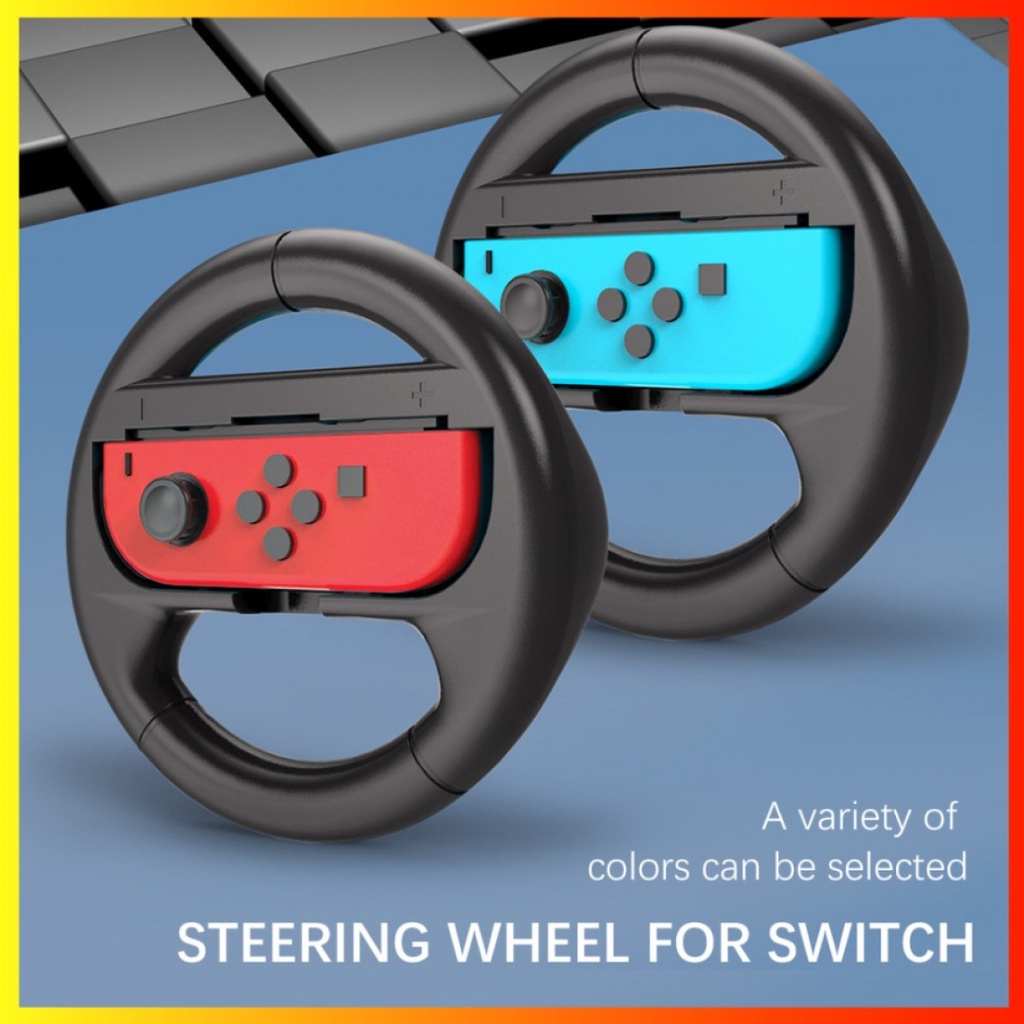 Nintendo Switch 1 / OLED - Racing Steering Wheel Set 2 Pcs for Joycon Controller