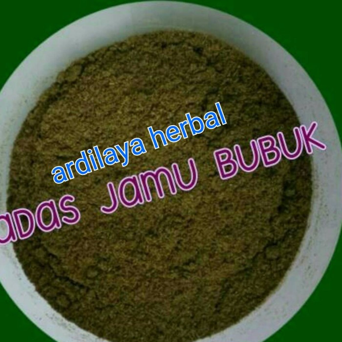 adas jamu bubuk 250 gr 100% ASLI