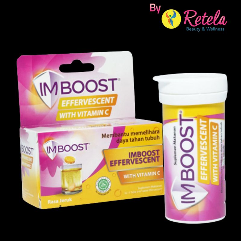 Imboost Effervescent Vit C Jeruk 1 Box 8 Tablet
