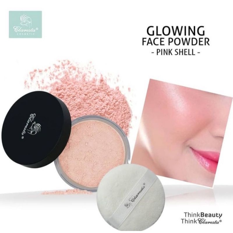 CLARESTA GLOWING FACE POWDER PINKSELL