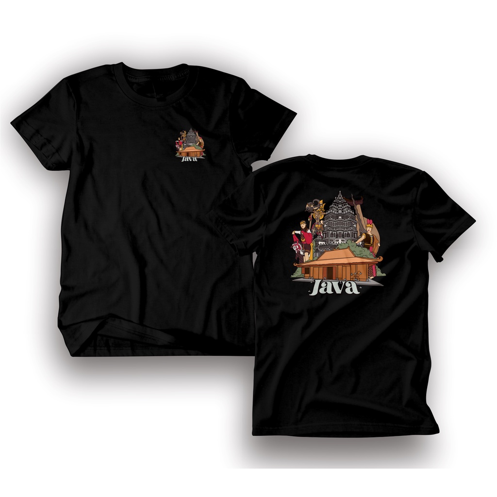 KAOS DISTRO JAVA COTTON COMBED 24S LEBIH TEBAL DARI 30S