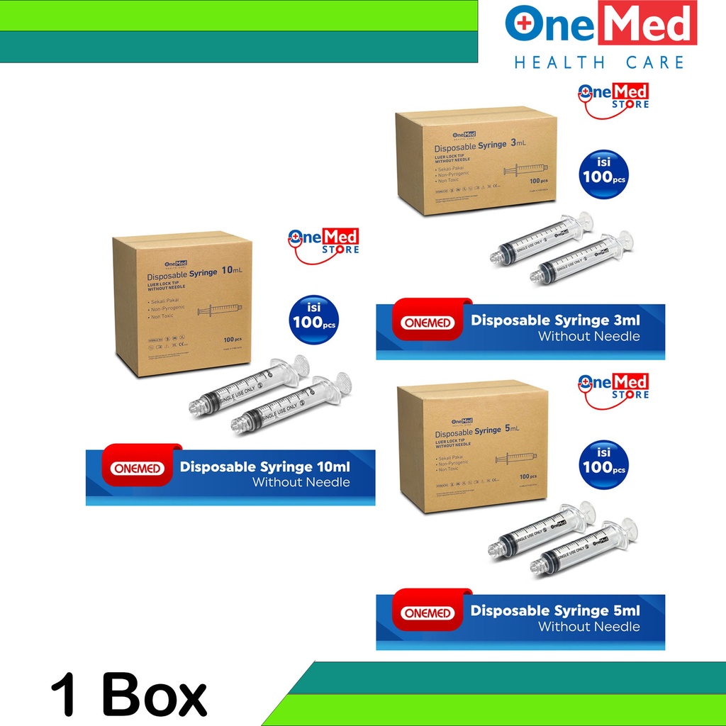 Syringe Without Needle Onemed Box