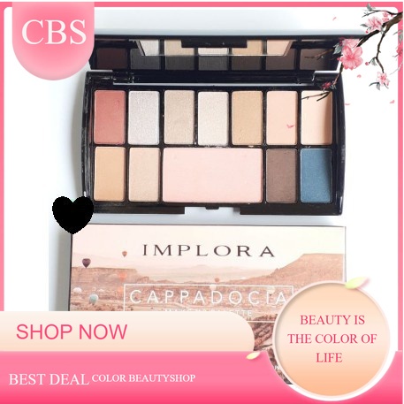 Implora Eyeshadow Make Up Palette Cappadocia [Eyeshadow + Blush on]