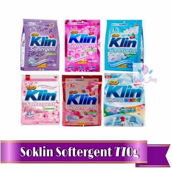 Soklin Softergent 770g