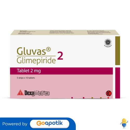 GLUVAS 2 MG BOX 50 TABLET