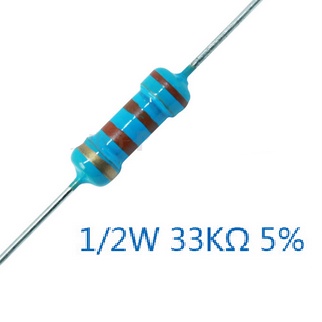 Resistor 1/2W 33K (500pcs)