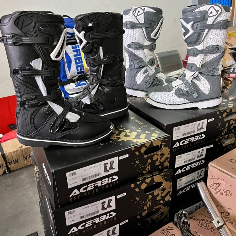 Sepatu ACERBIS Cross E-TEAM - Black