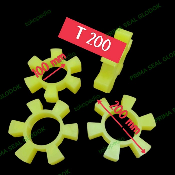 Rubber coupling jaw T 200
