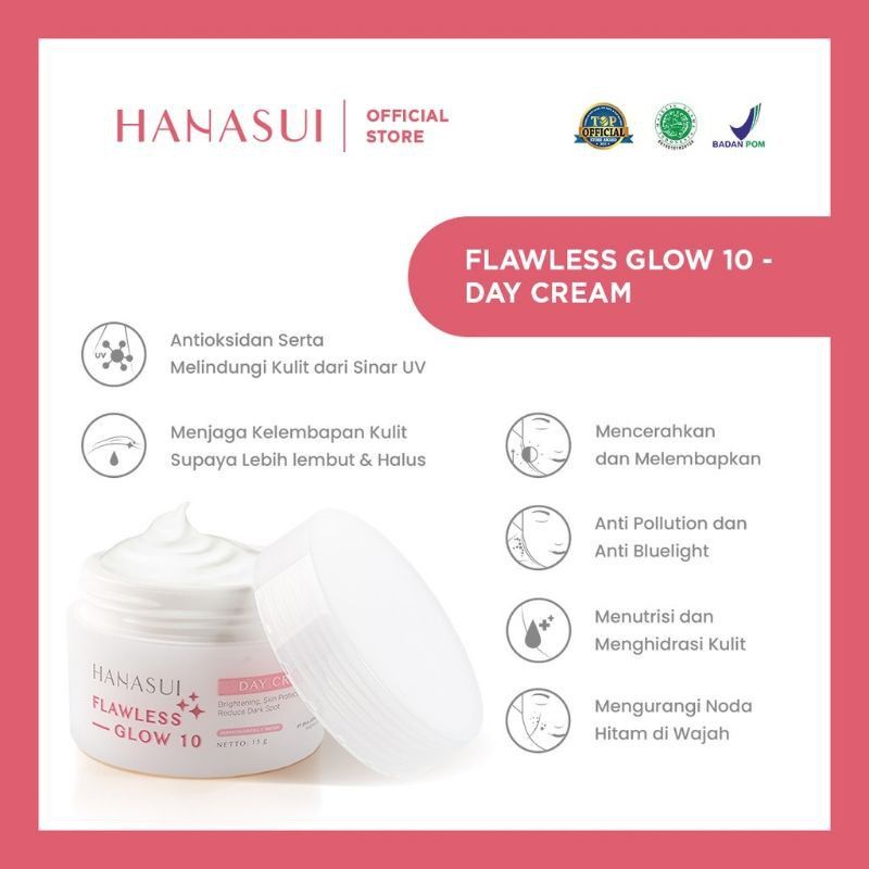DAY CREAM HANASUI FLAWLESS GLOW