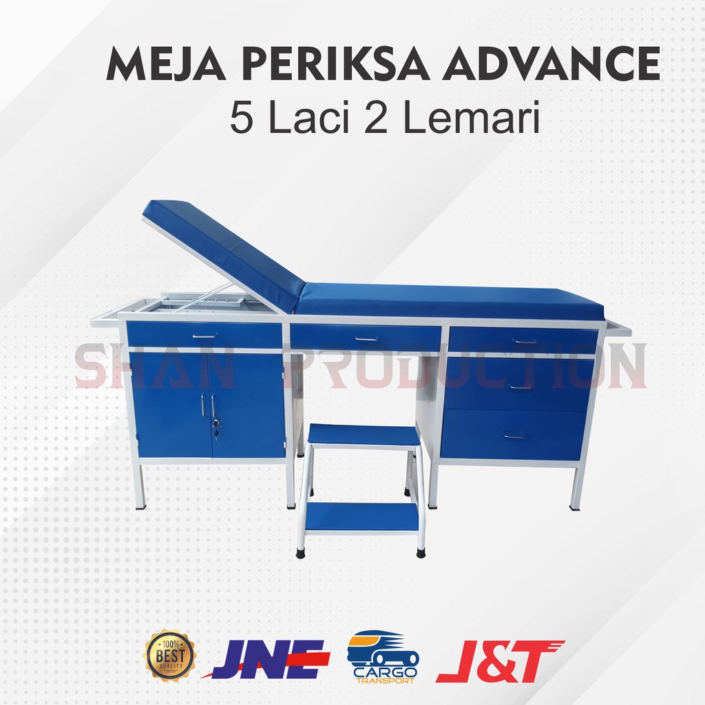 meja Periksa Multi (5 laci + 1 locker)