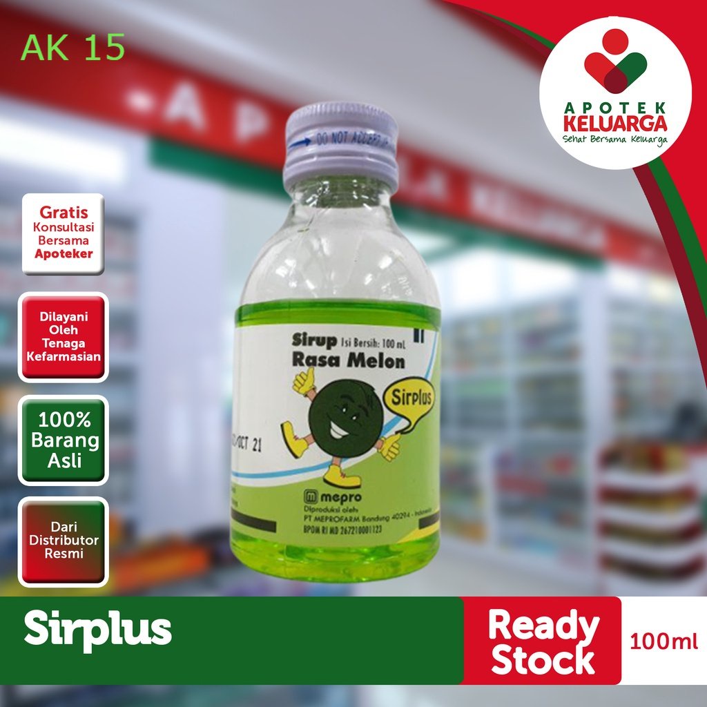 Sirplus 100ml 3 RASA MELON, STRAWBERRY. DAN MELON COD Murah