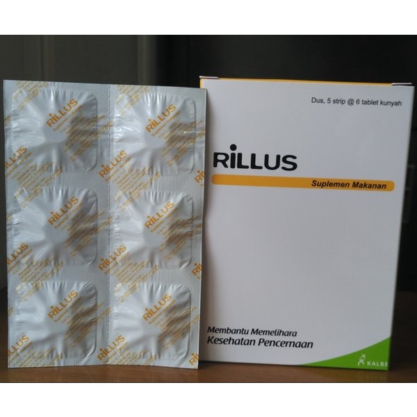 RILLUS / KESEHATAN PENCERNAAN / 6 TABLET