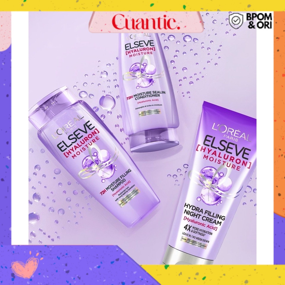 LOREAL Elseve Hyaluron Shampoo | Conditioner | Night Cream