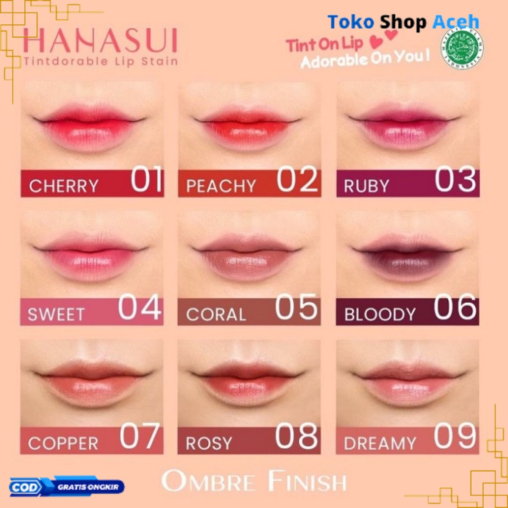{S.A} Lip Tint Hanasui