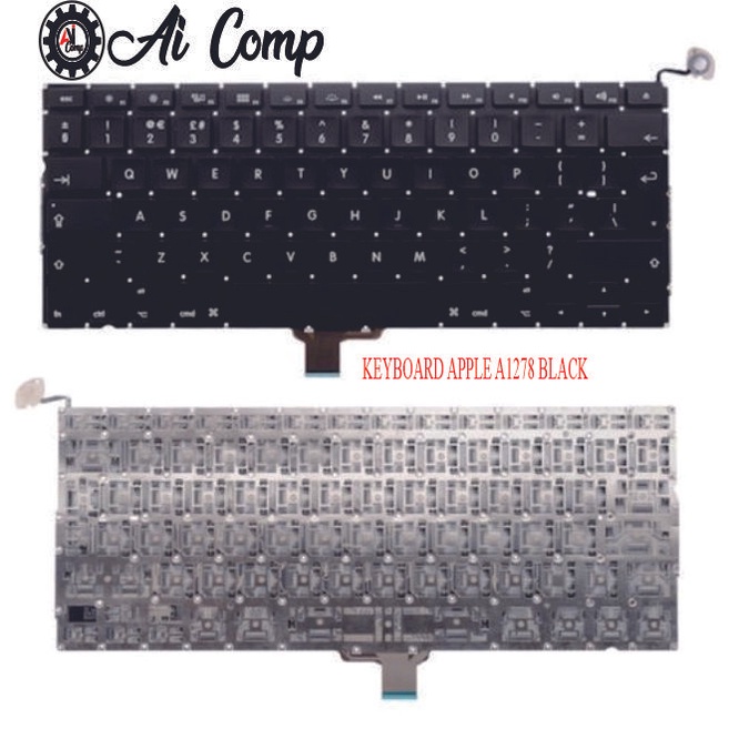 KEYBOARD APPLE A1278 BLACK