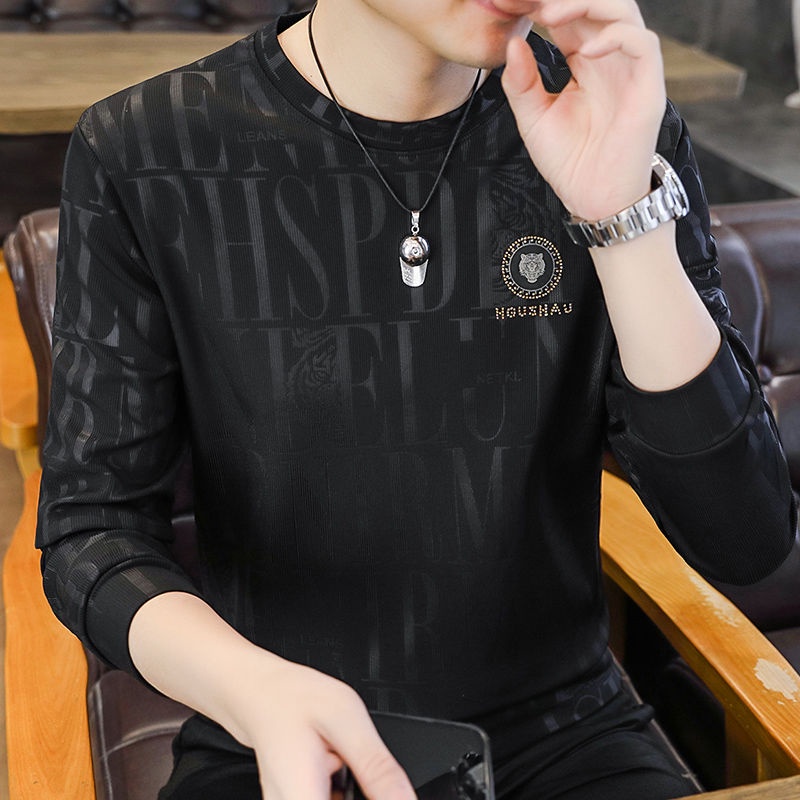 Men's round neck sweater