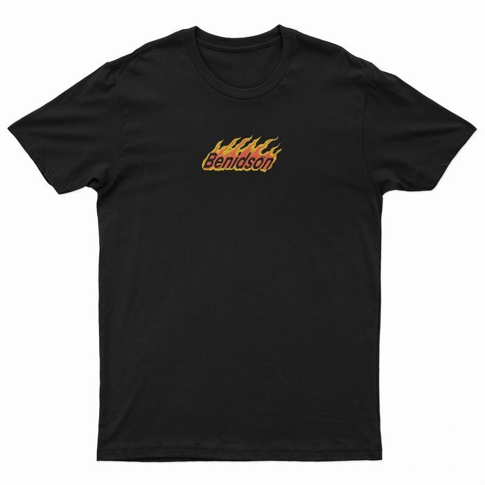(COD) BENIDSON Reguler Tshirt Burn Writing - M