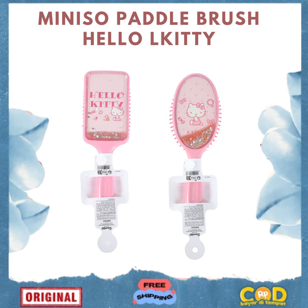MINISO PADDLE BRUSH HELLO LKITTY