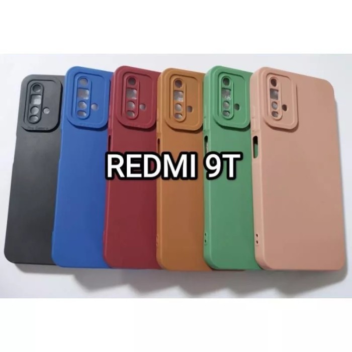 Soft Case Pro Camera Xiaomi Redmi 9T Softcase Casing Macaron