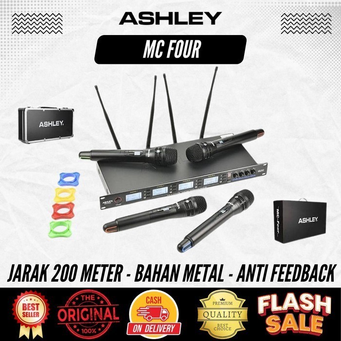 Mic Wireless Ashley Mc Four Dapat 4 Buah
