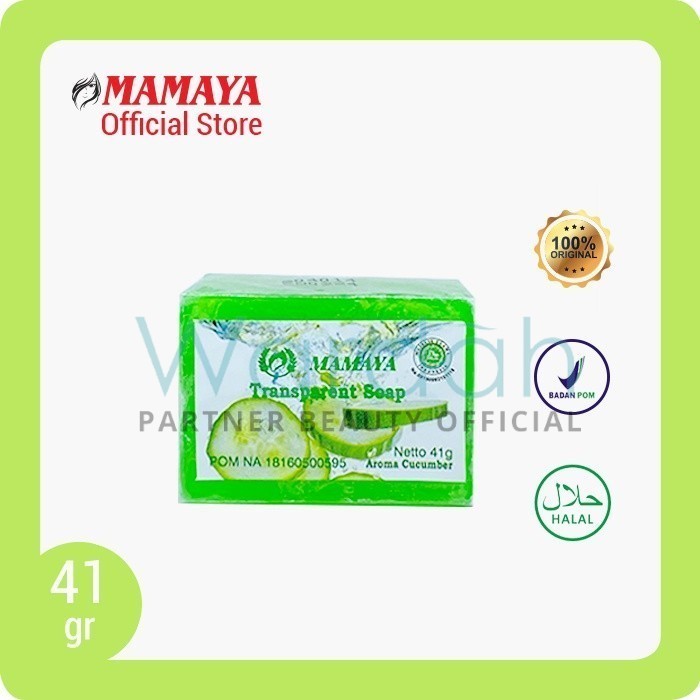 Mamaya Cucumber Transparent Soap  41GR
