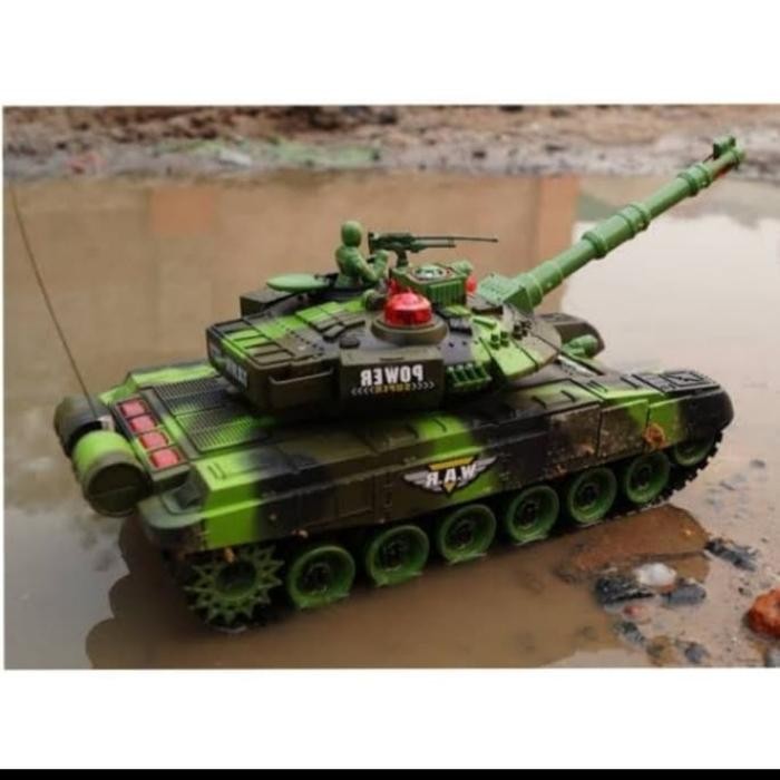 Project Bundo RC War Tank Leopard Remote Control - Mainan Tank Rc