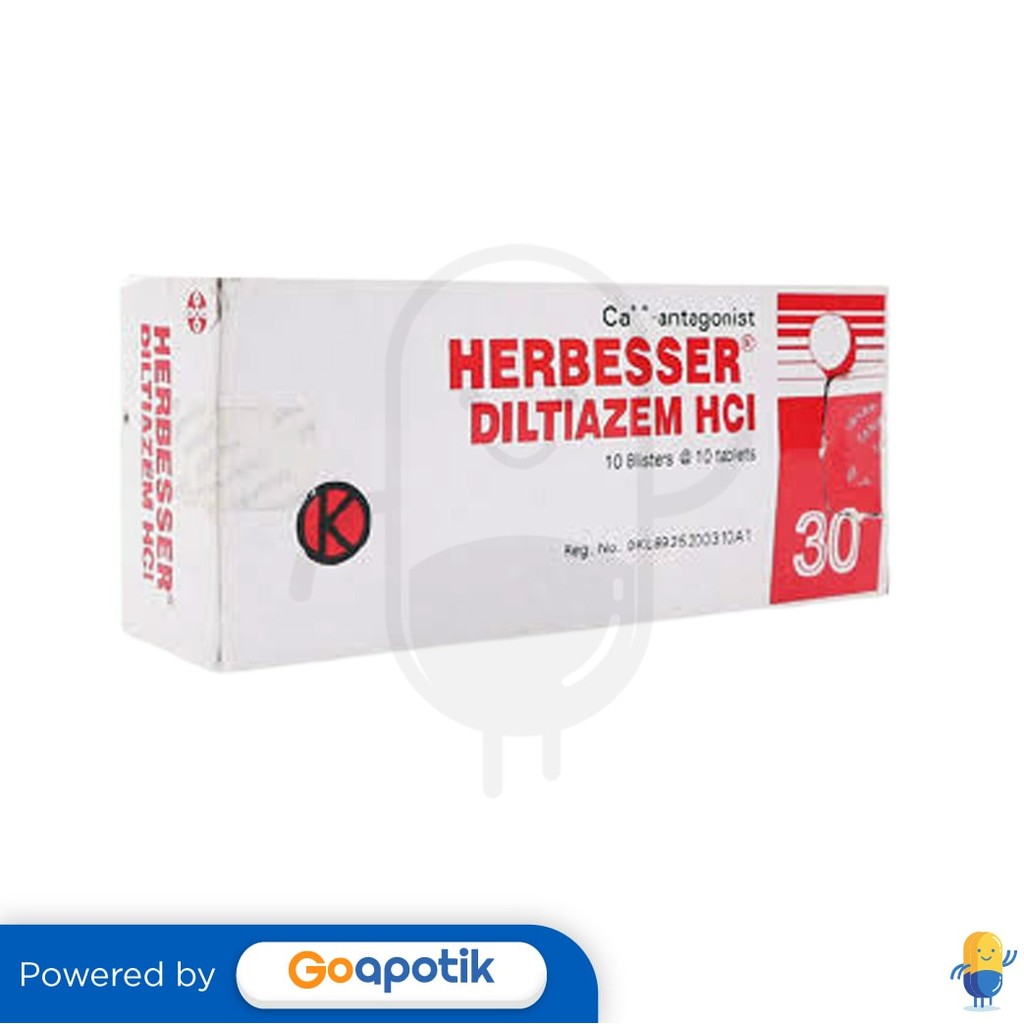 Herbesser 30 Mg Box 100 Tablet
