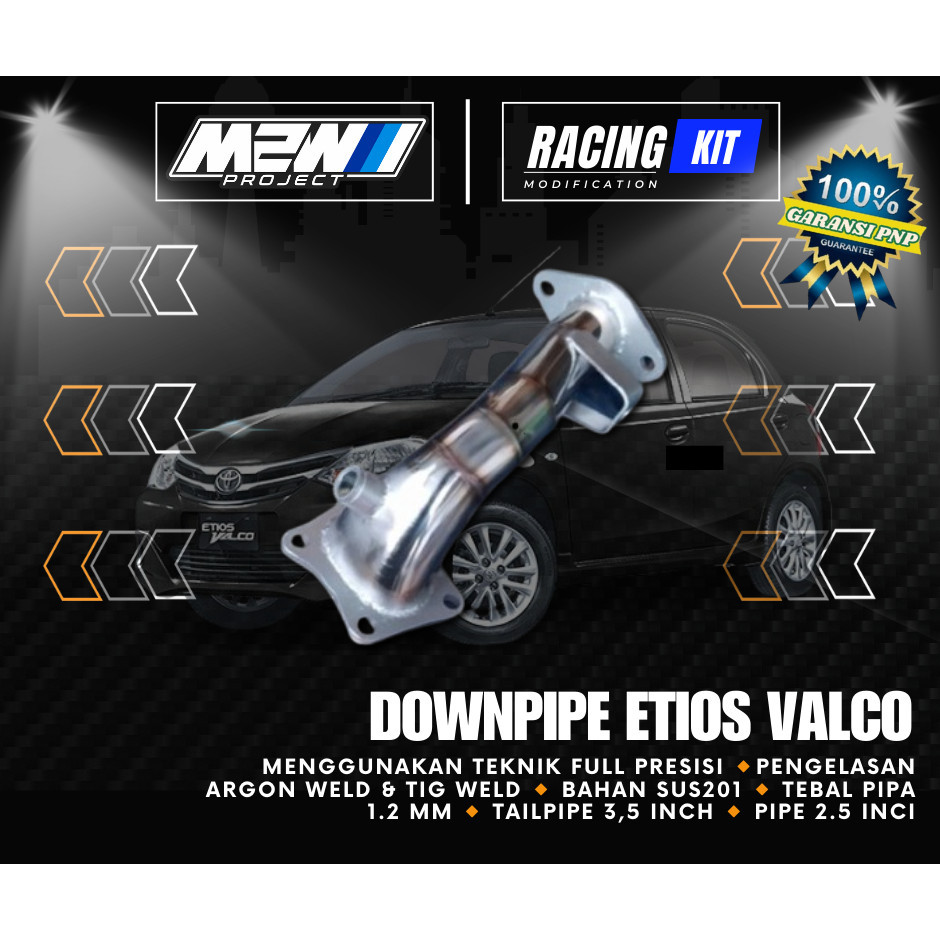 COD Downpipe Etios Valco Racing M2W PROJECT
