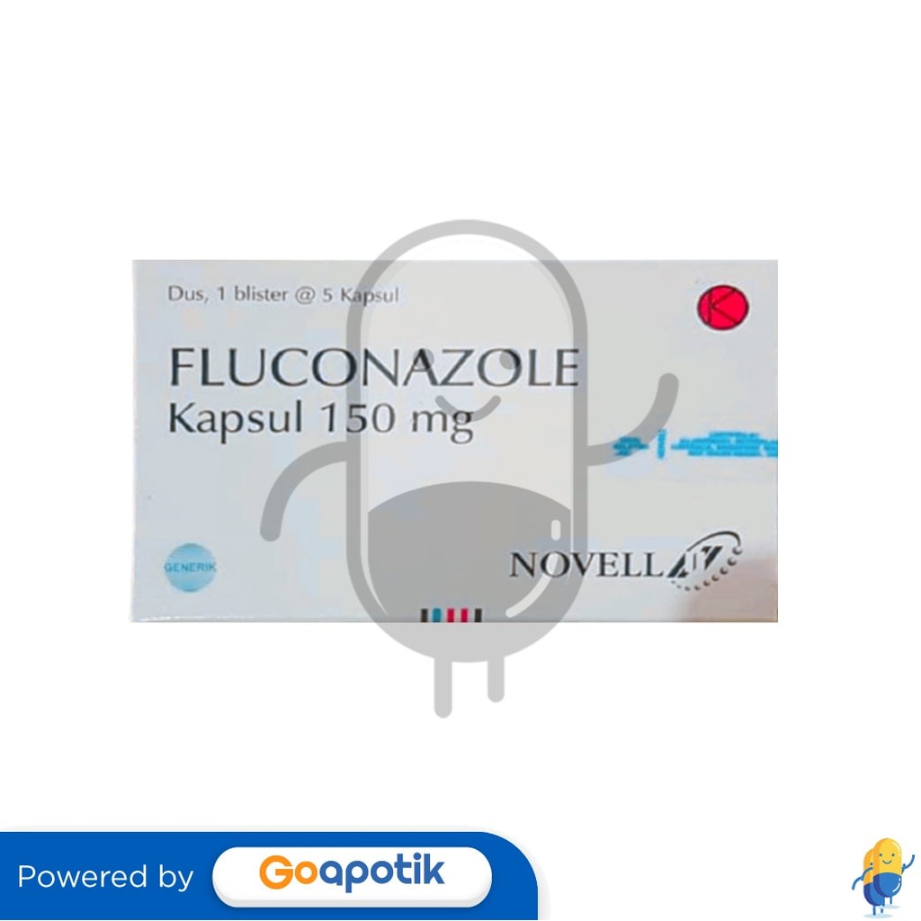 Fluconazole Novell 150 Mg Box 5 Kapsul