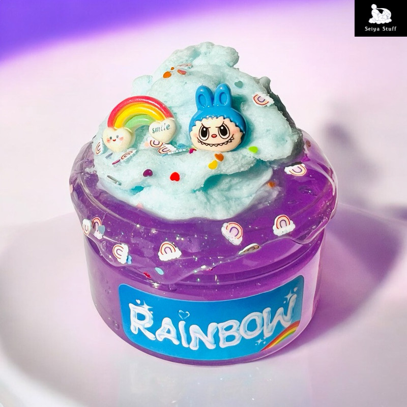 ZENIN Rainbow Labubu Slime