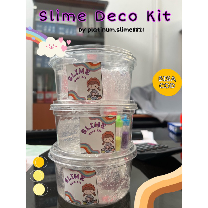 Slime deco kit || termurah