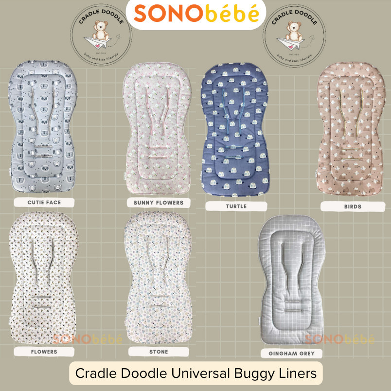 Cradle Doodle Universal Buggy Liners | Alas Stroller