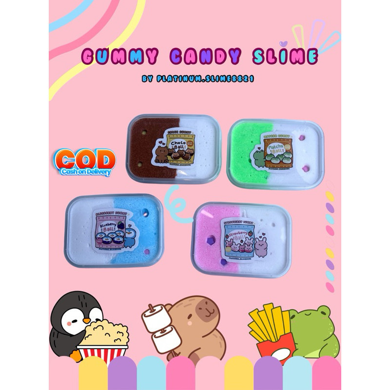 (TERMURAH) GUMMY CANDY SLIME ORIGINAL