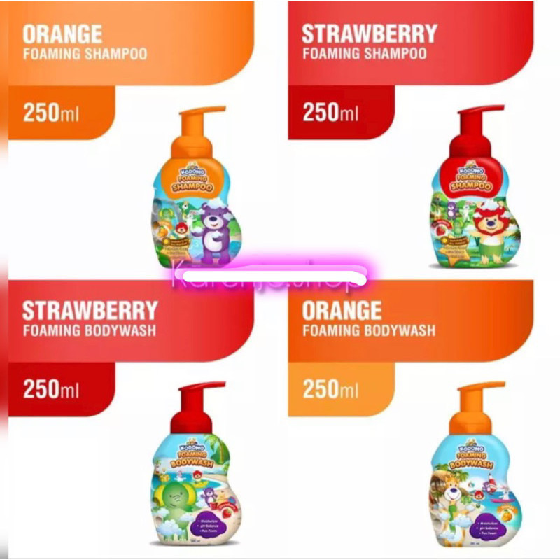 Kodomo Shampoo Botol Foaming 250ml