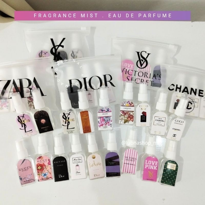 PARFUM BRANDED GIFT SET ISI 3 POUCH ZIP