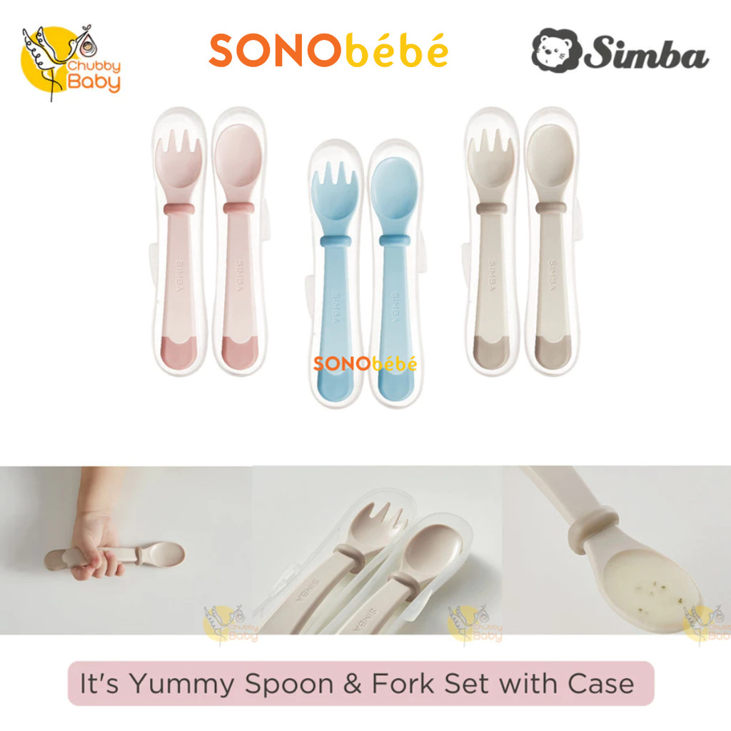 Simba It's Yummy Spoon & Fork Set with Case PW348
