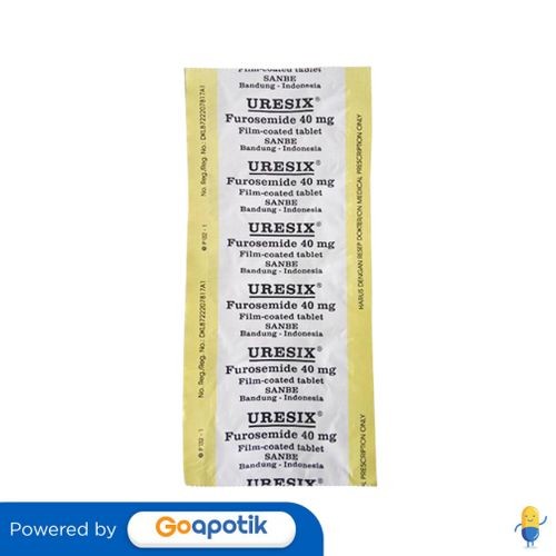 Uresix 40 Mg Strip 10 Tablet