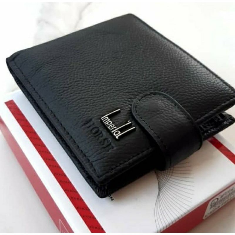 Dompet Kulit Sapi Dompet Kancing Horse Imperial