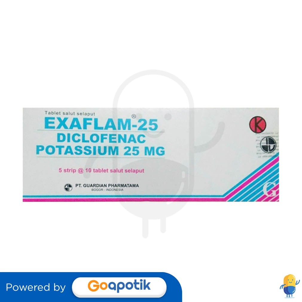Exaflam 25 Mg Box 50 Tablet