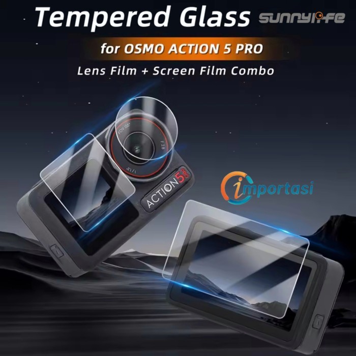 SUNNYLIFE Tempered Glass DJI ACTION 5 Pro Screen Protector