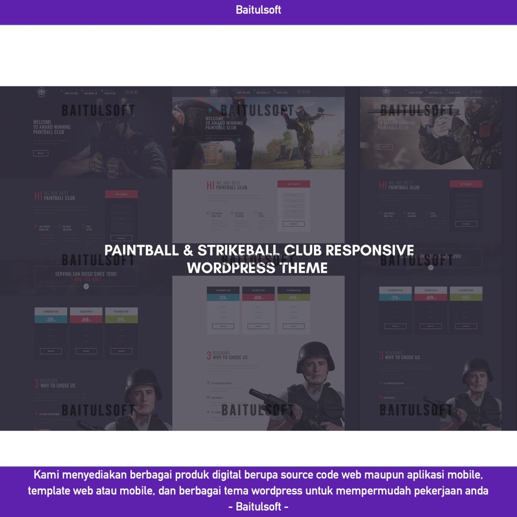 TEMA WEB  SHARPSHOT - RESPONSIVE WORDPRESS THEME D5267 BAITULSOFT LISENSI ORIGINAL FULL VERSION