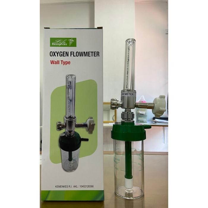 Life Resources Regulator Oksigen Dinding Oxygen Flowmeter Wall Type